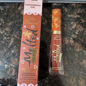 Too Faced Melted Matte Liquid Lipstick Gingerbread Girl Limited Edition NIB